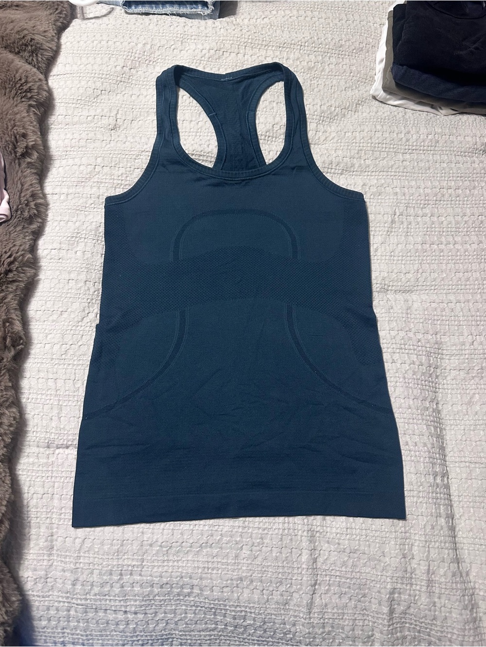 Sleeveless Seamless Racerback Tank Top - Teal